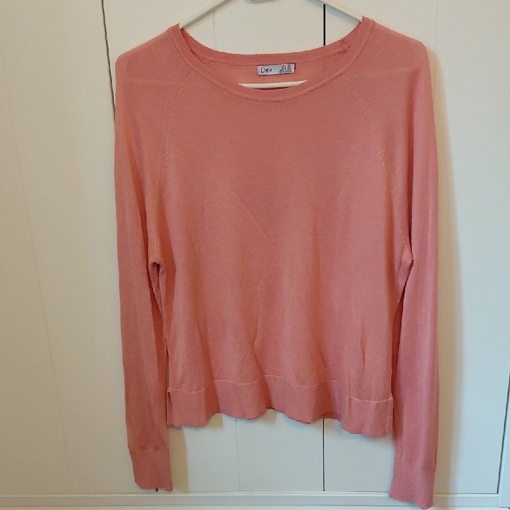 Dex Pink Crew Neck Sweater